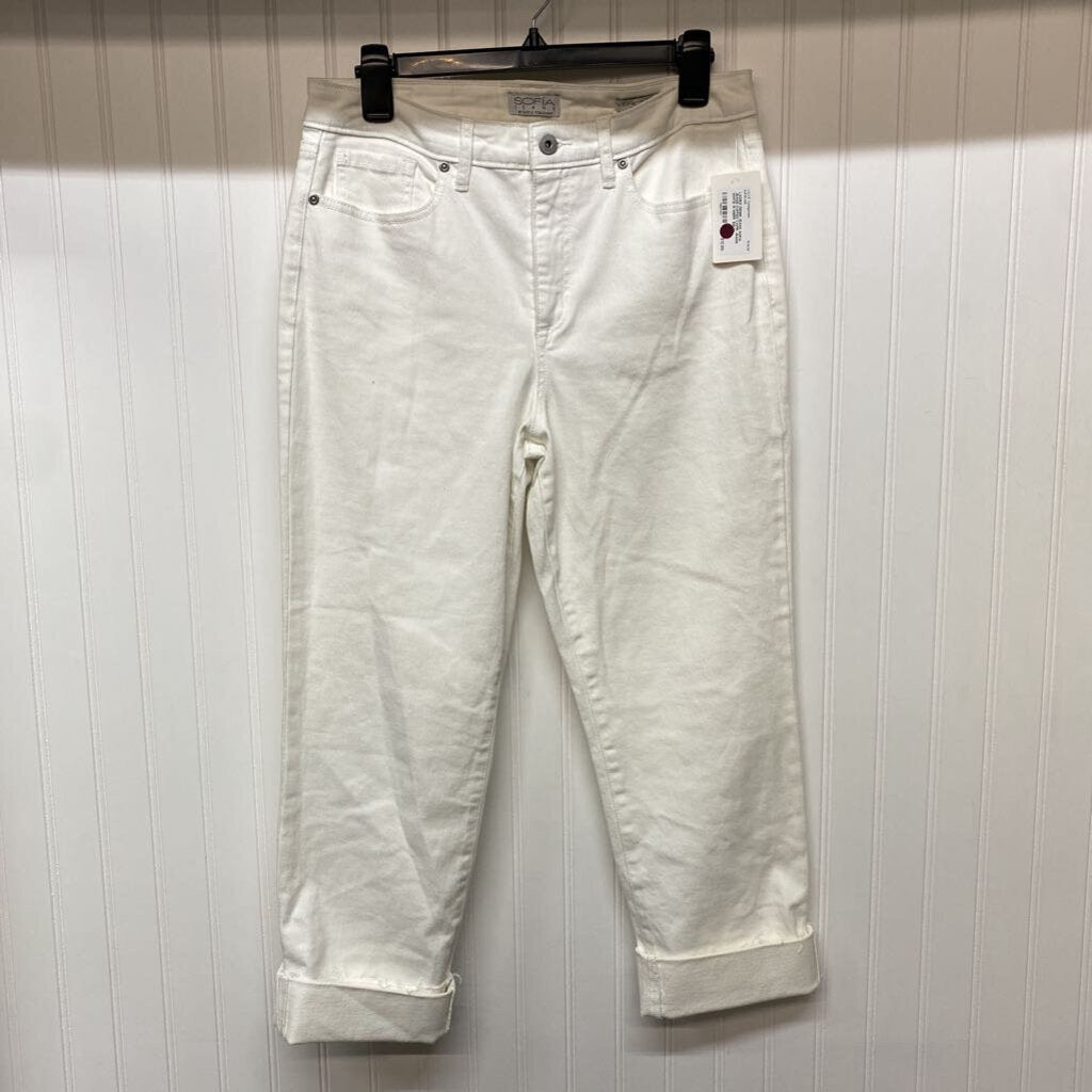 CUFFED CAPRI JEANS