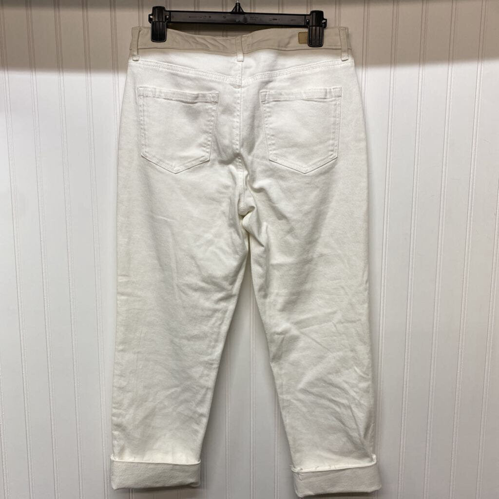 CUFFED CAPRI JEANS