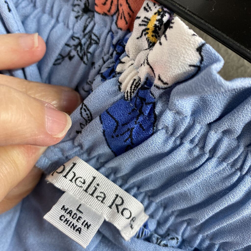 FLORAL PLAZO PANTS