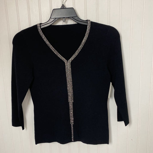 LONG SLEEVE EMBELLISHED TOP