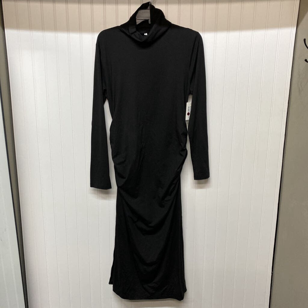LONG SLEEVE LONG KNIT DRESS