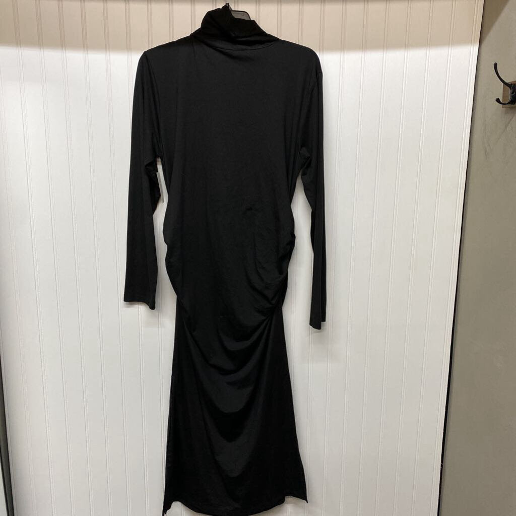 LONG SLEEVE LONG KNIT DRESS