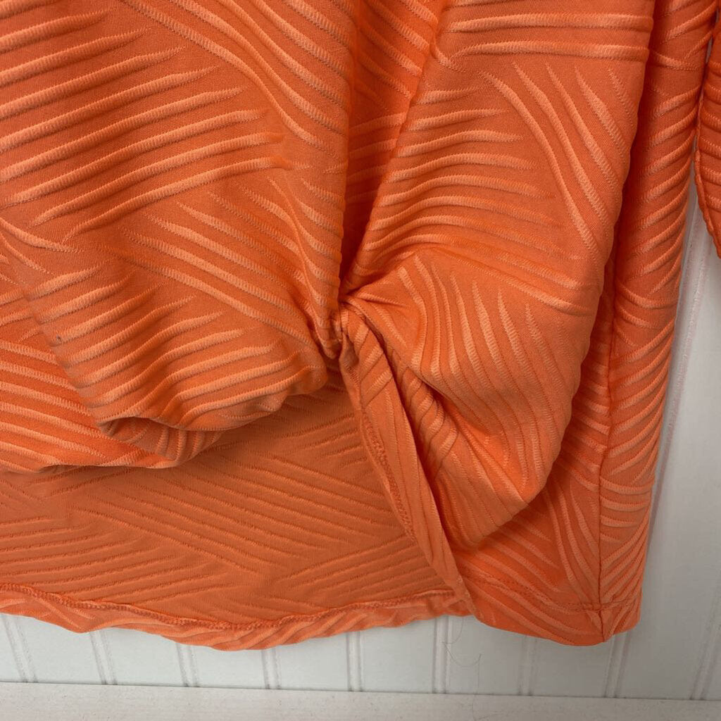 LONG SLEEVED V NECK TOP