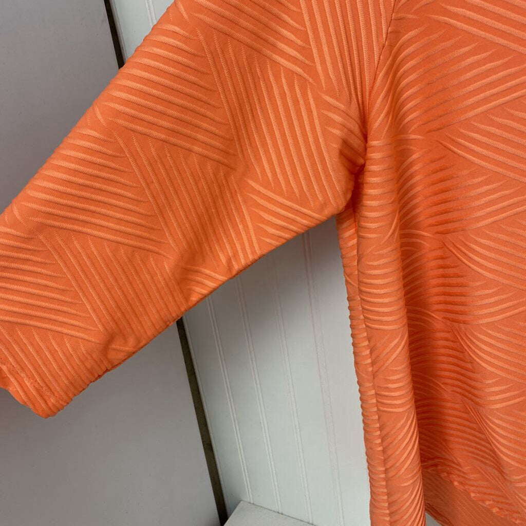 LONG SLEEVED V NECK TOP
