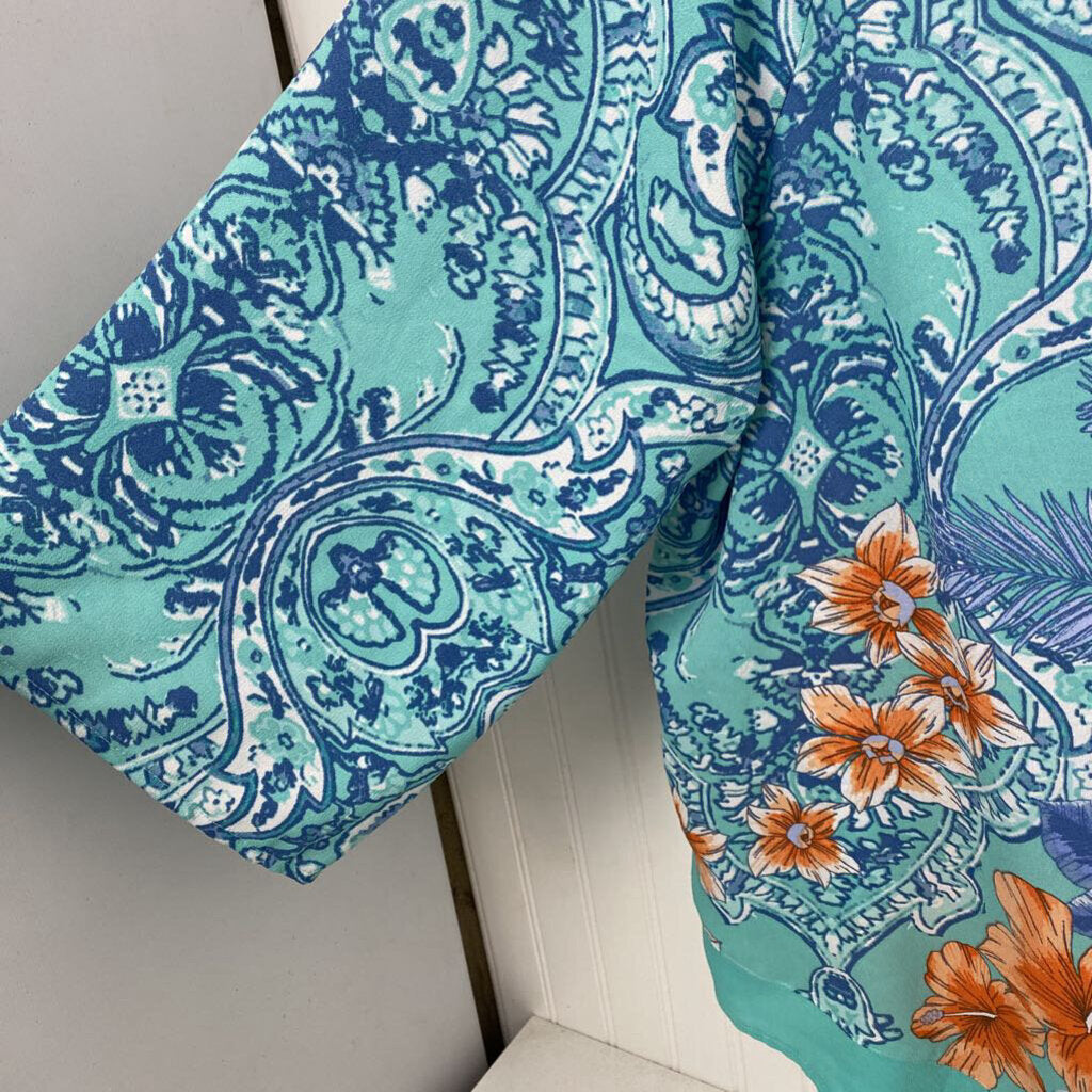 FLORAL LONG SLEEVED