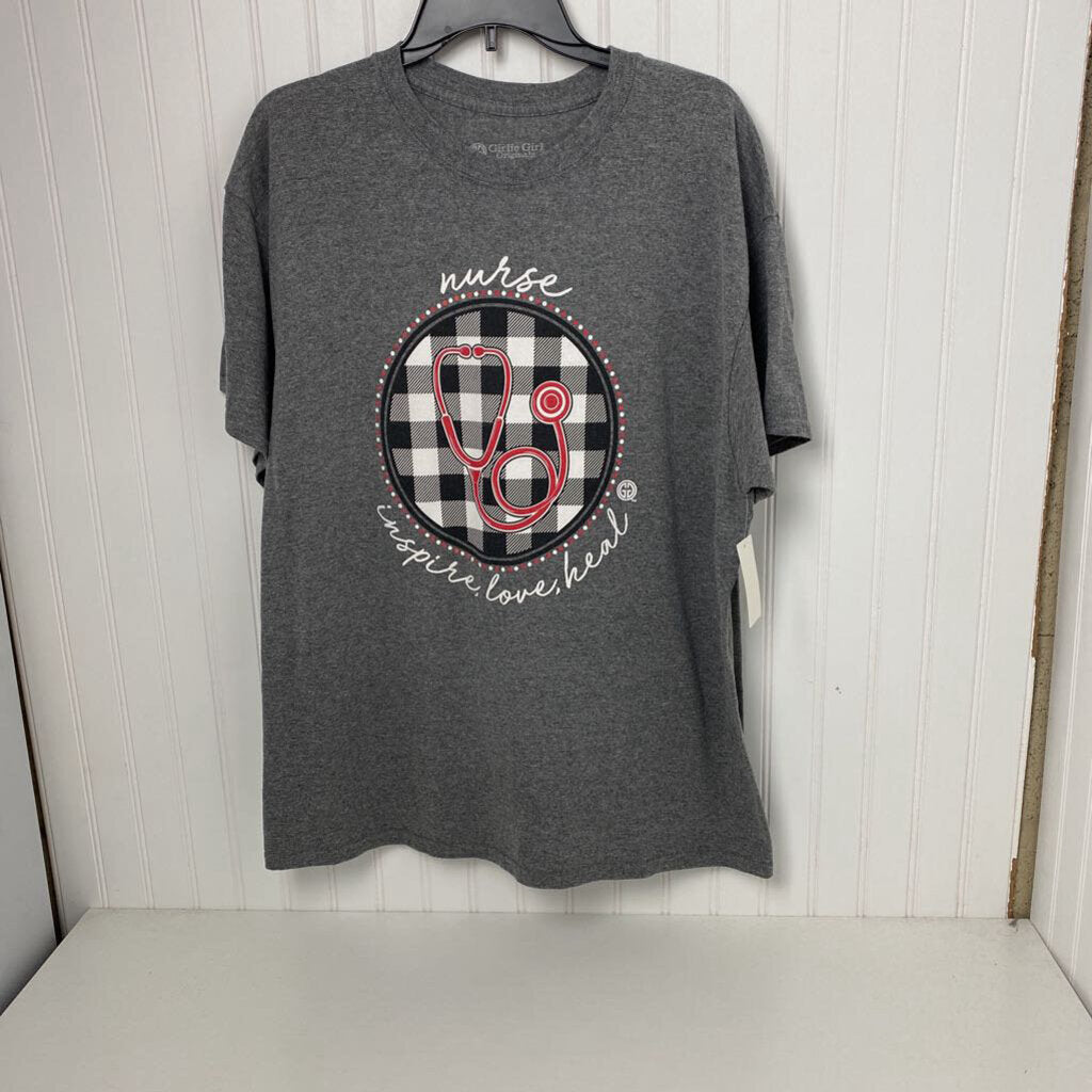 NURSE, LOVE, HEAL GRAPHIC TEE