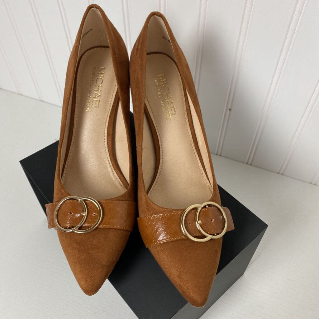 FAUX SUEDE HEELS