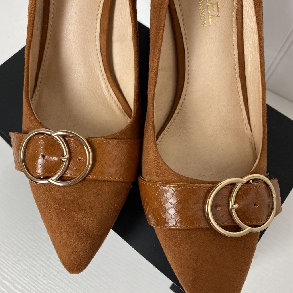 FAUX SUEDE HEELS