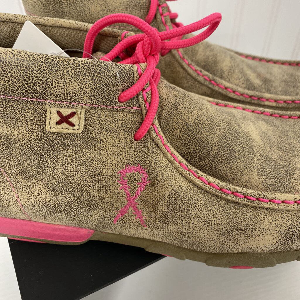 BREAST CANCER AWARENESS AKNLE BOOTS