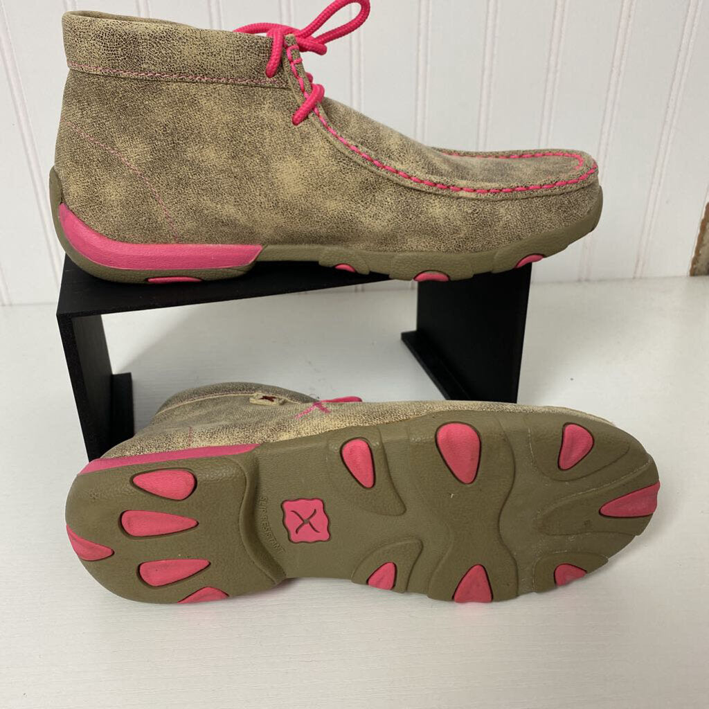 BREAST CANCER AWARENESS AKNLE BOOTS