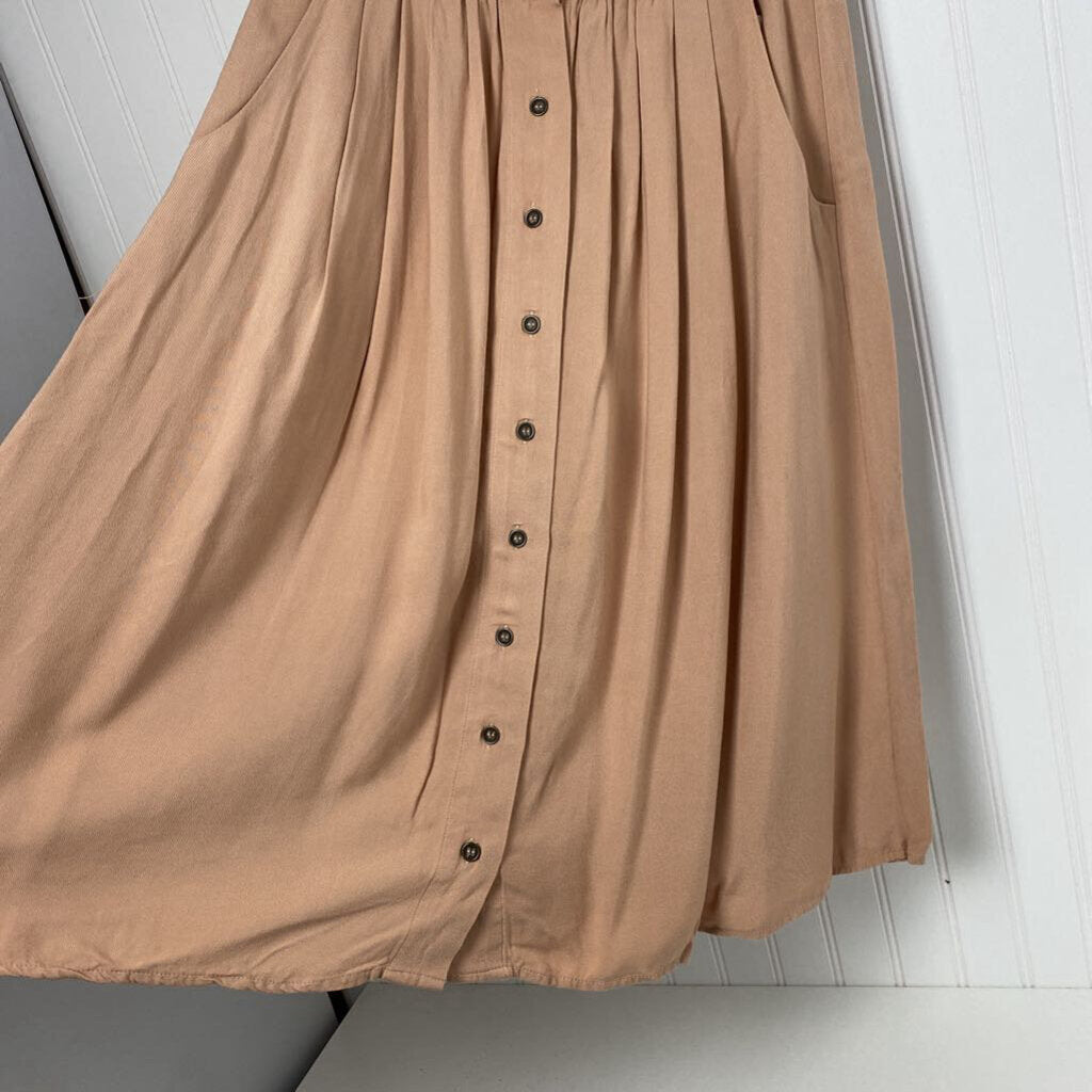 SHORT BUTTON UP SKIRT
