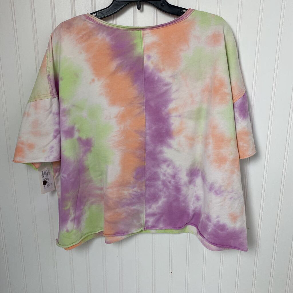 SHORT SLEEVE TYE DYE TOP