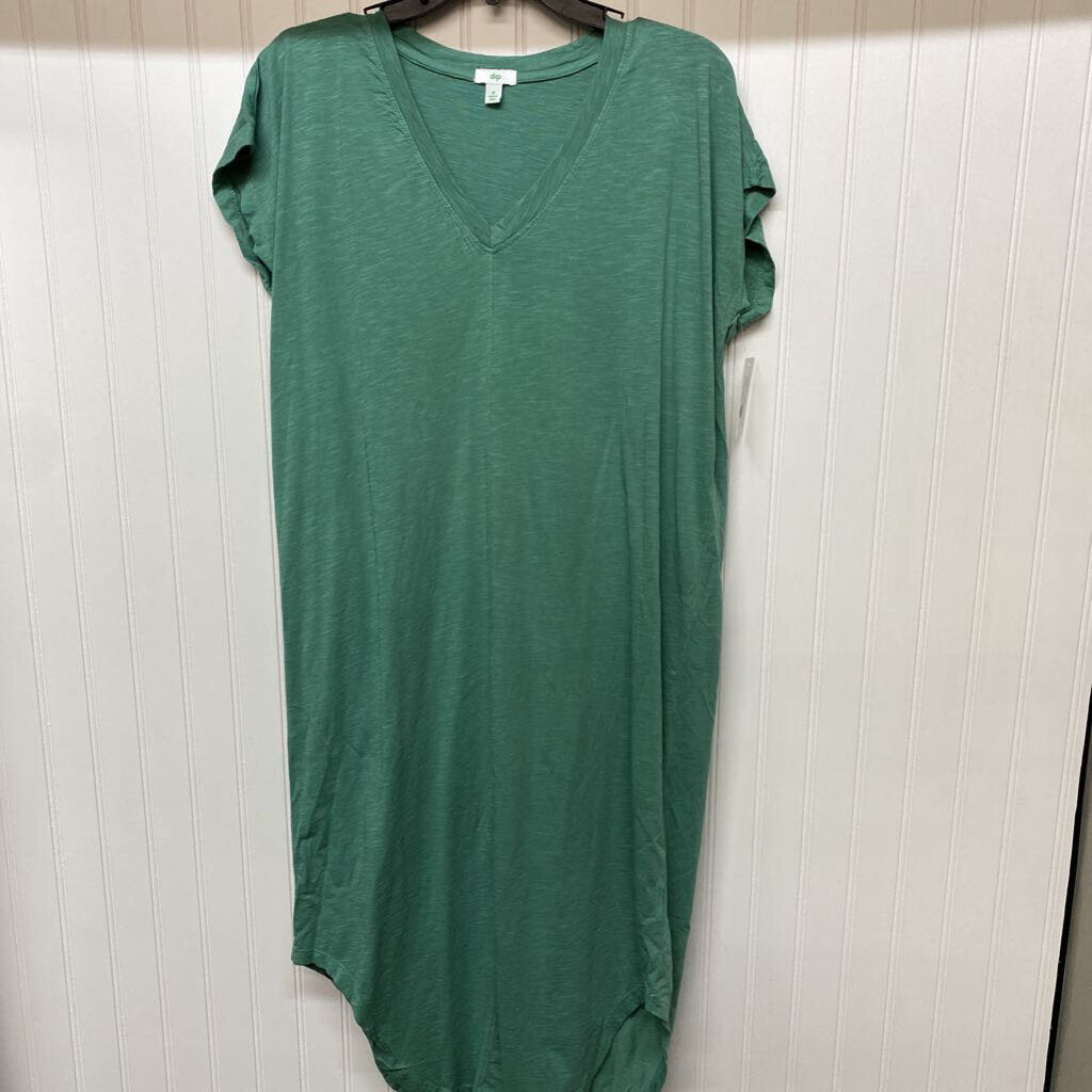 SHORT SLEEVE MAXI DRESS