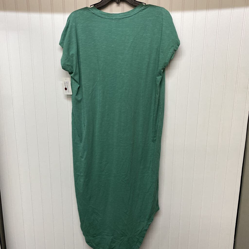 SHORT SLEEVE MAXI DRESS