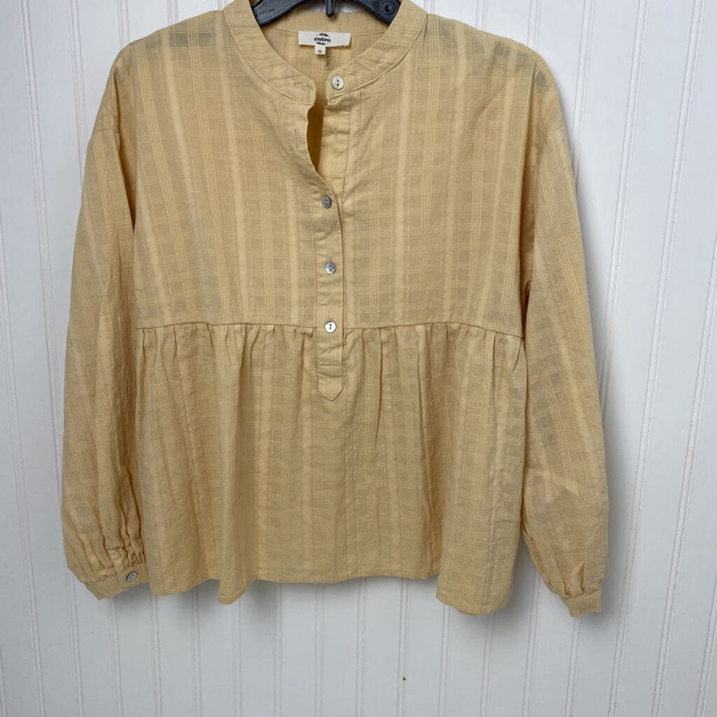 LONG SLEEVE BABY DOLL TOP