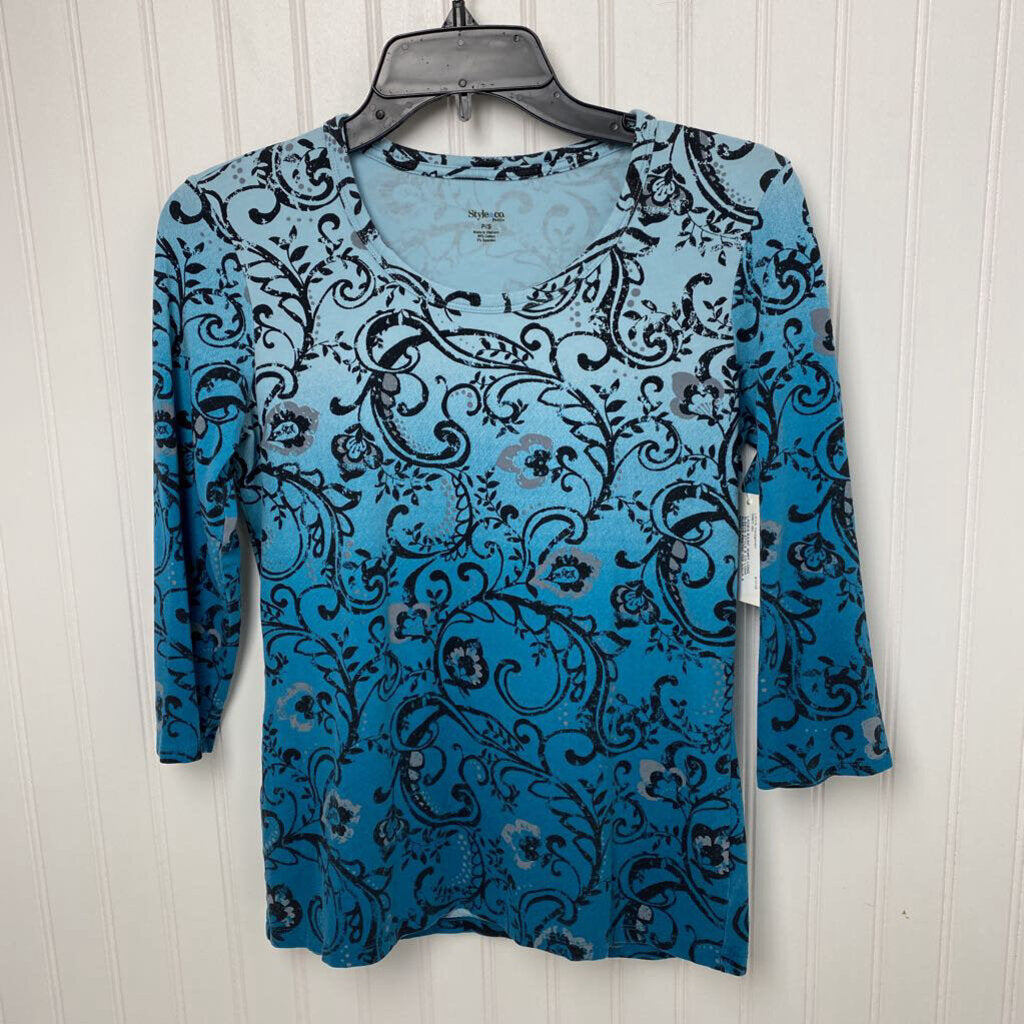 LONG SLEEVE PRINTED TEE