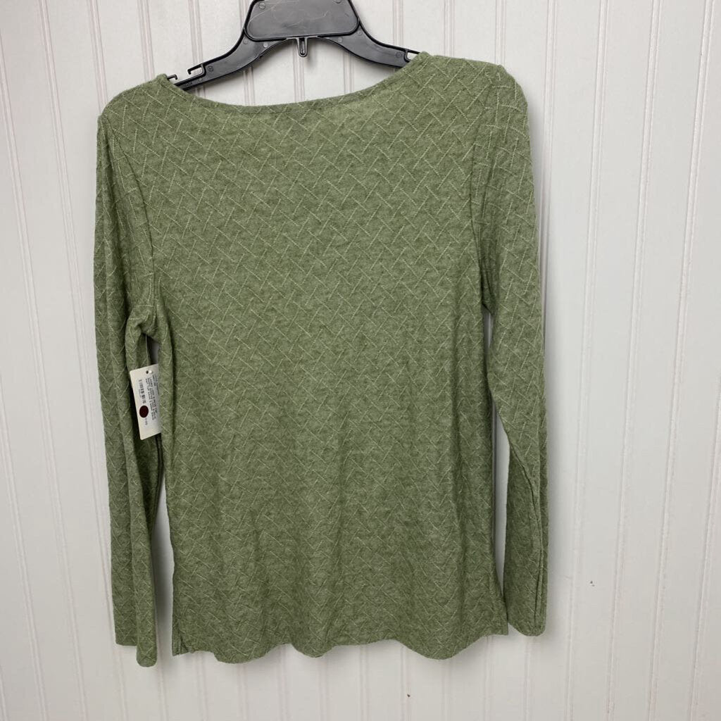 LONG SLEEVE KNIT TOP