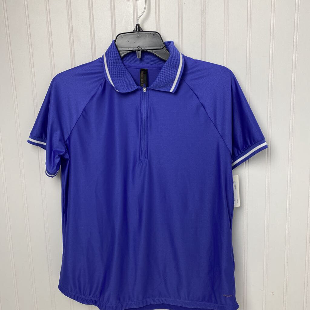 SHORT SLEEVE 1/4 ZIP TOP