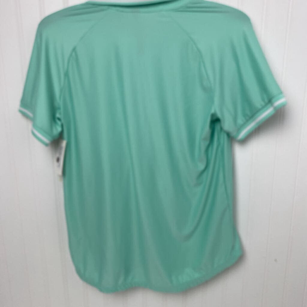 SHORT SLEEVE 1/4 ZIP TOP