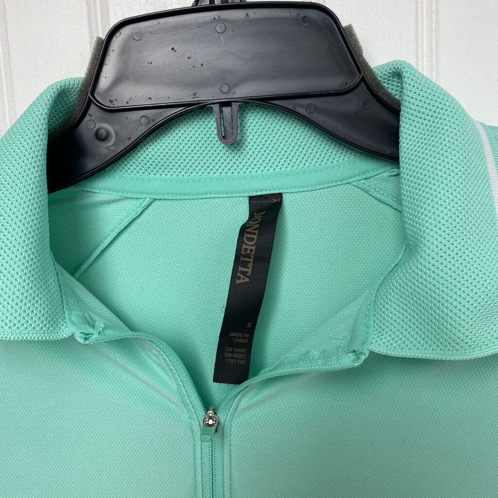 SHORT SLEEVE 1/4 ZIP TOP