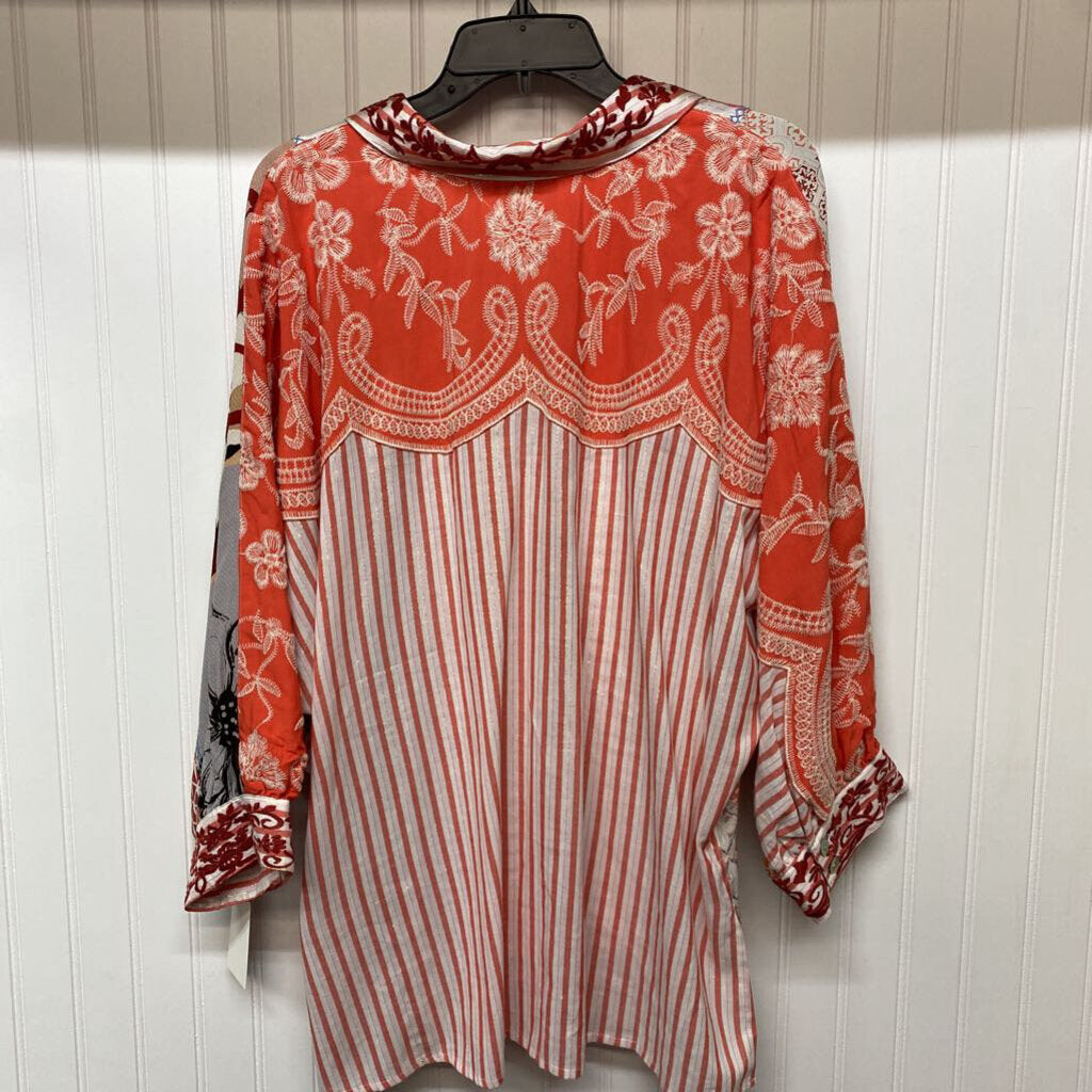 LONG SLEEVE EMBELLISHED BUTTON UPO SHIRT