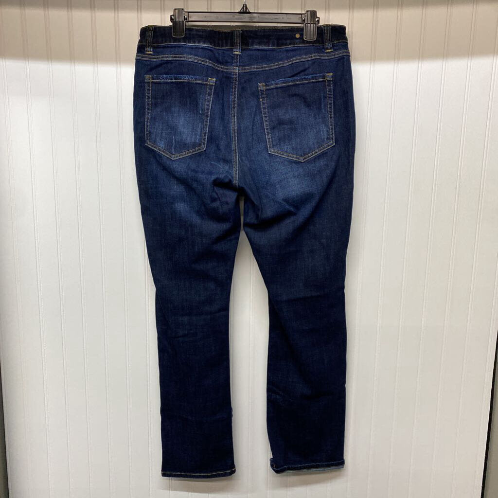HI RISE STRAIGHT LEG JEANS