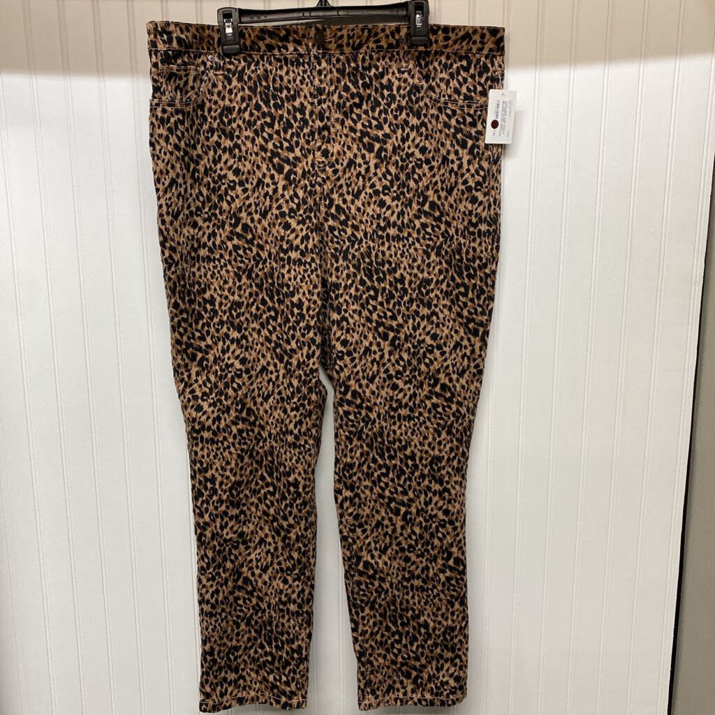 CHEETAH PRINT JEANS