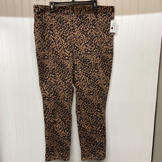 CHEETAH PRINT JEANS