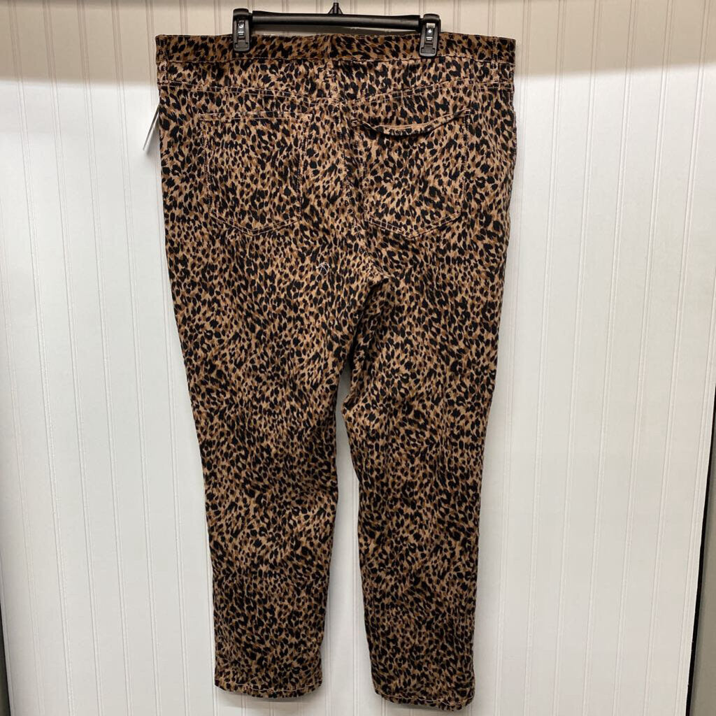 CHEETAH PRINT JEANS