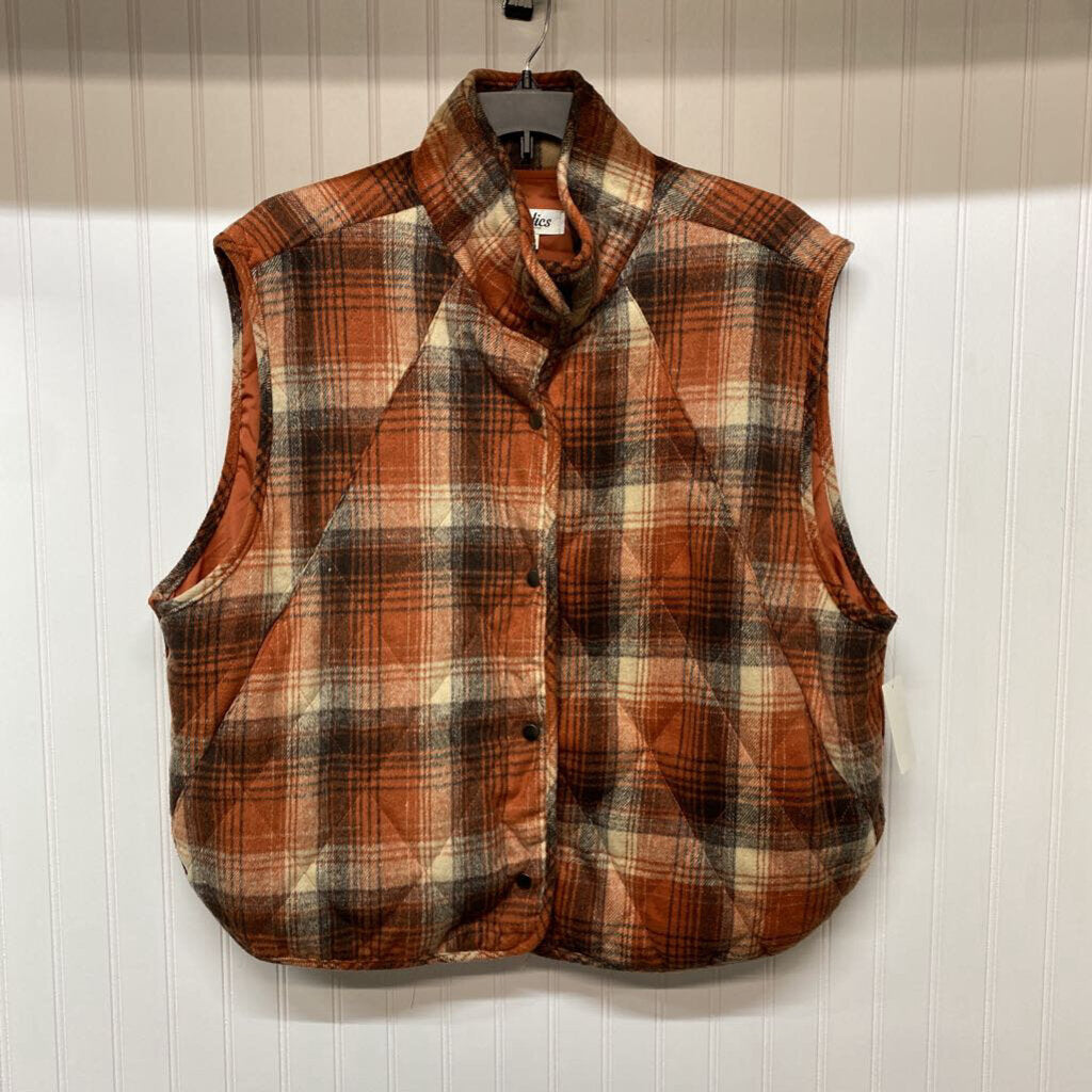 PLAID FLANNEL VEST