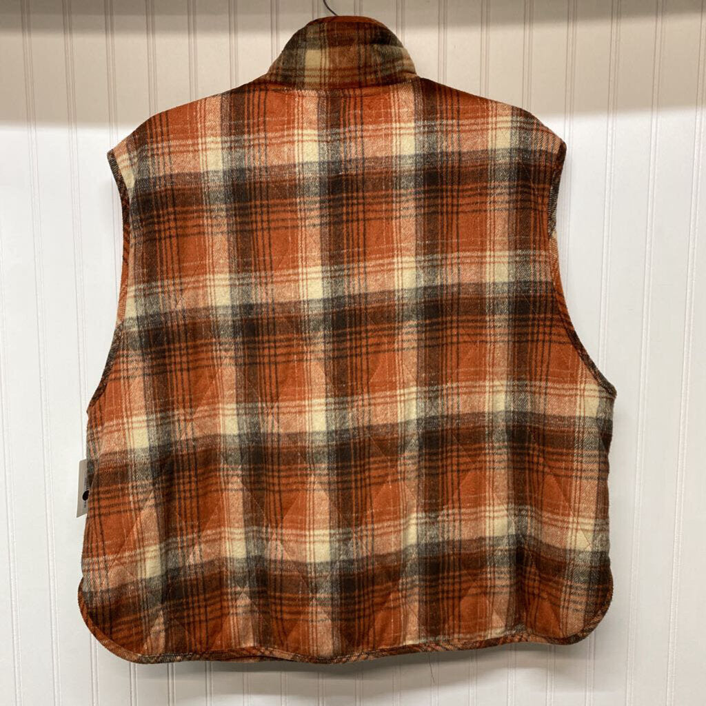 PLAID FLANNEL VEST