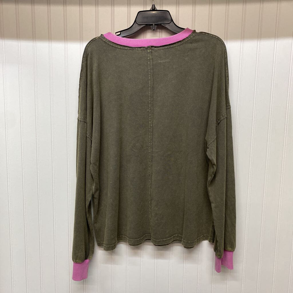 LONG SLEEVE KNIT TOP