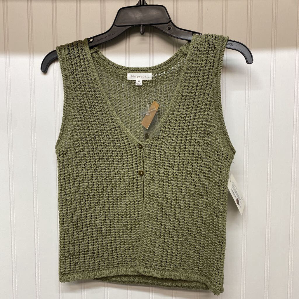 SLEEVELESS CARDIGAN