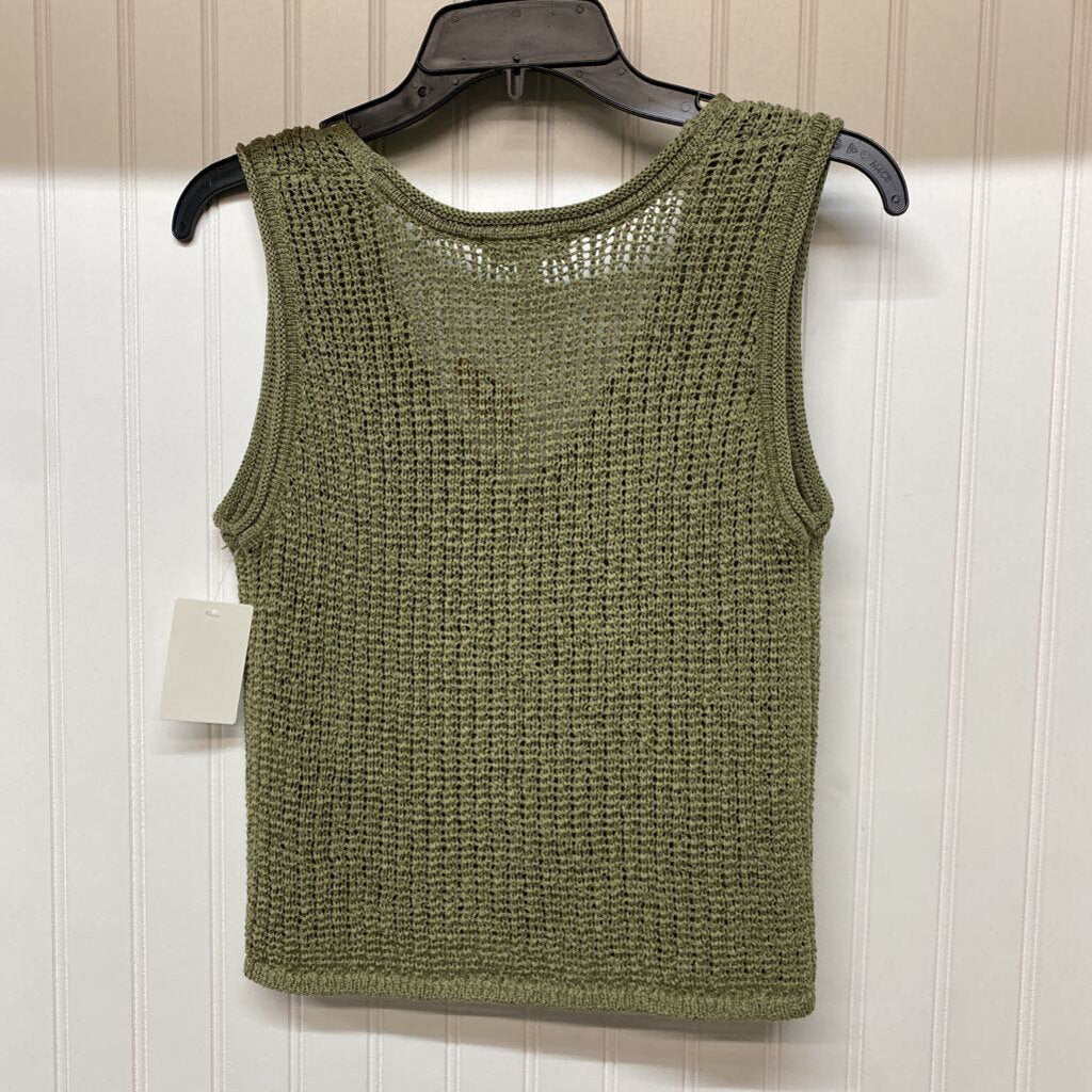 SLEEVELESS CARDIGAN