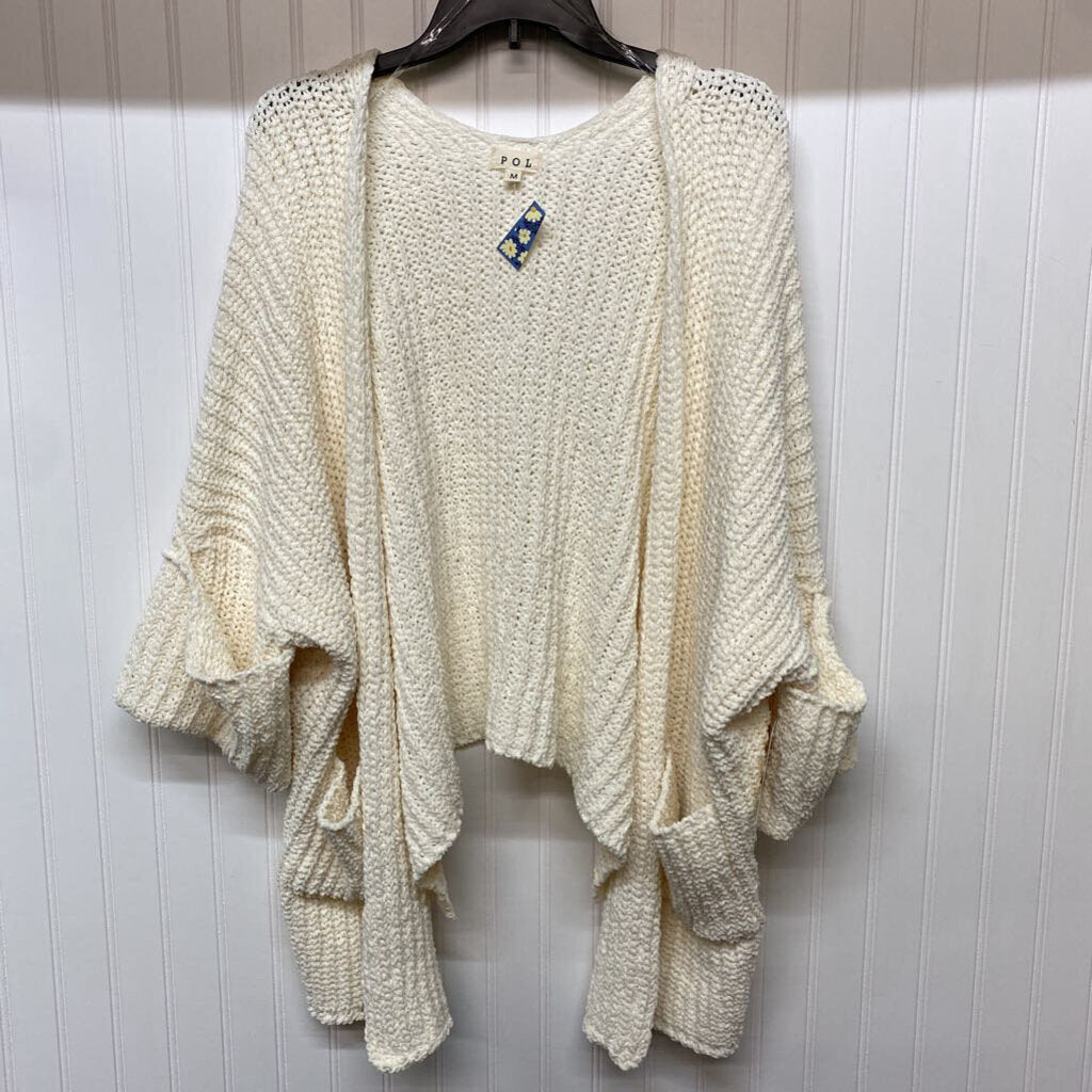 OPEN FRONT CARDIGAN
