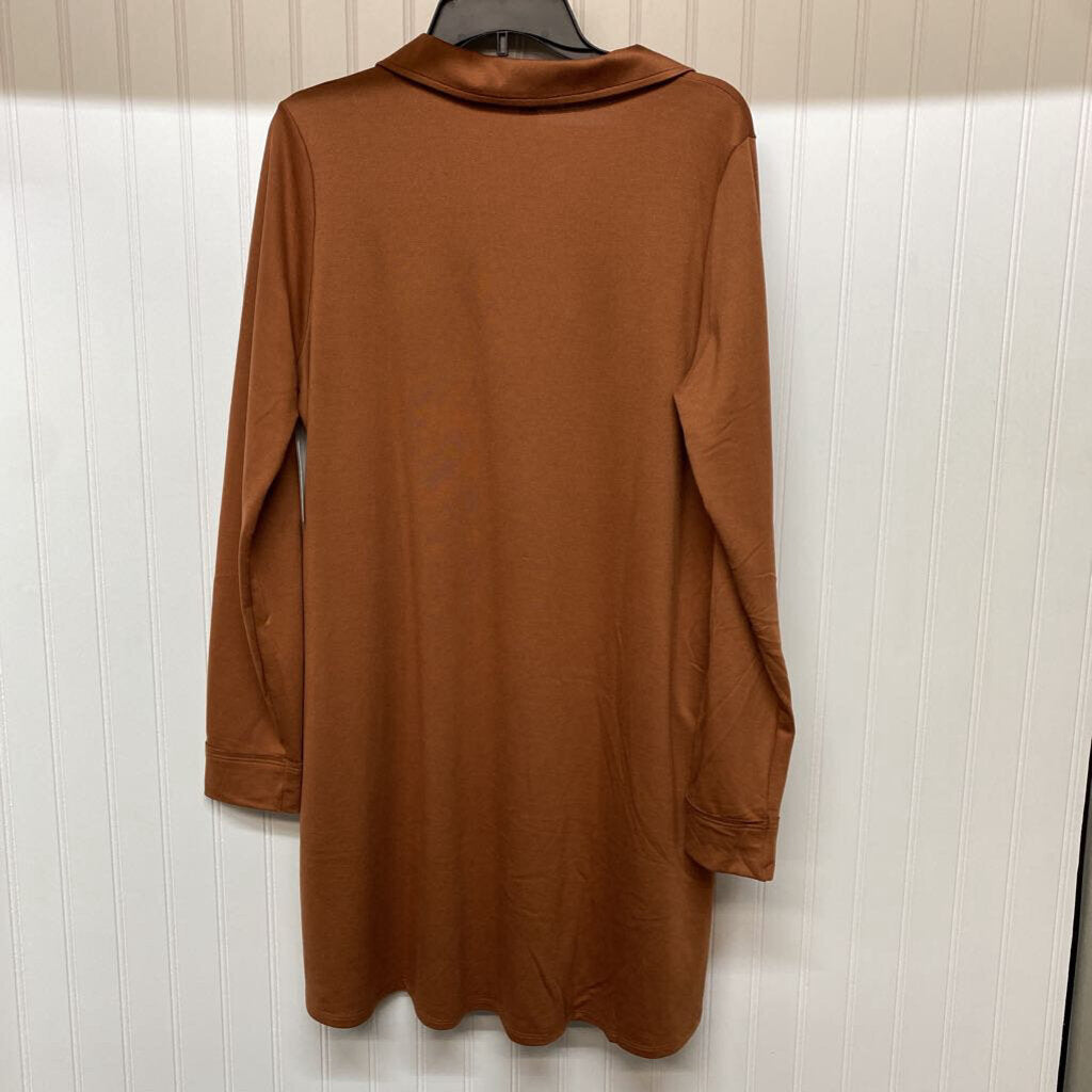 LONG SLEEVE KNIT SHORT DRESS