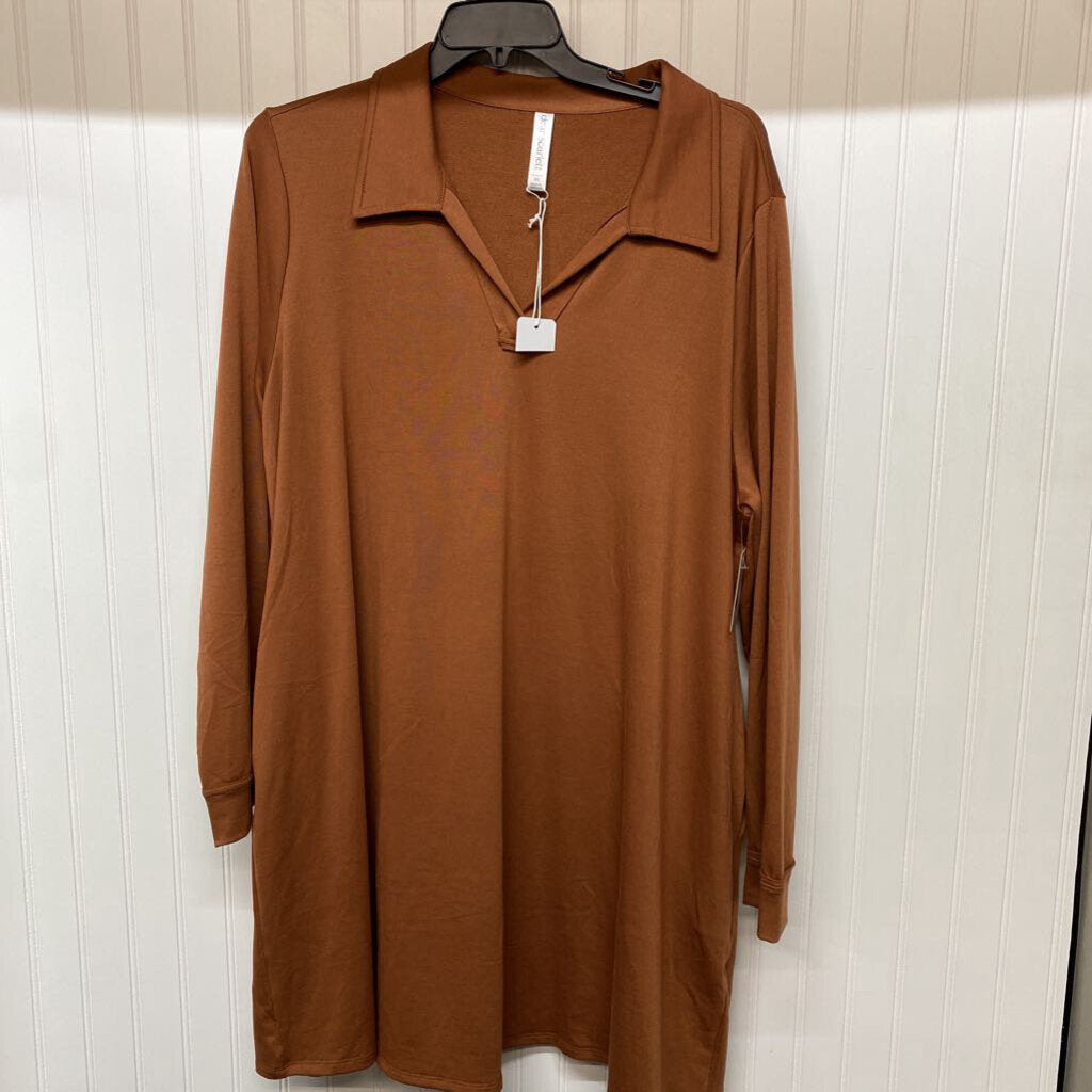 LONG SLEEVE KNIT SHORT DRESS