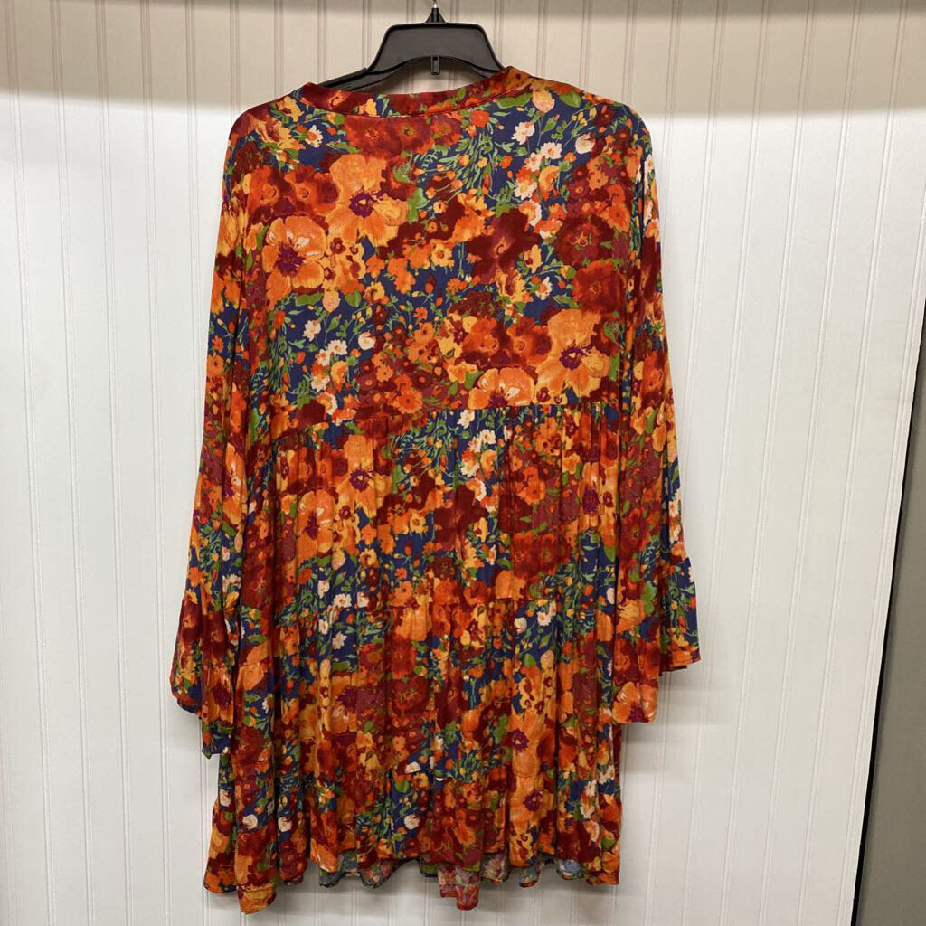 LONG SLEEVE BUTTON UP DRESS