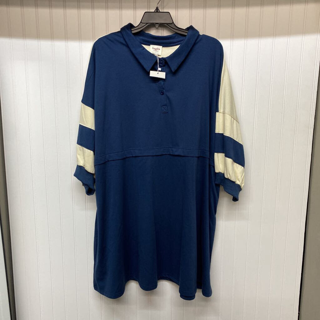 SHORT SLEEVE SHORT DRESS