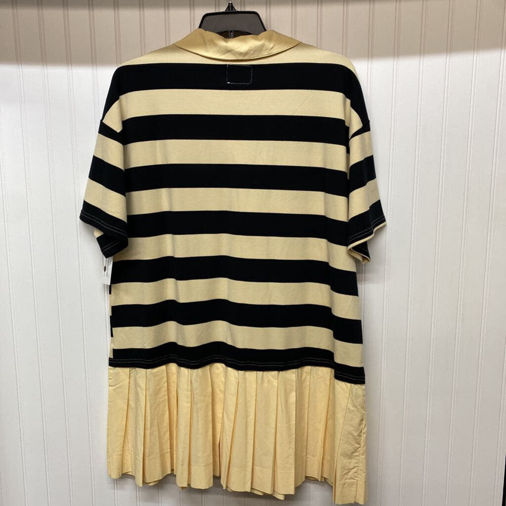 SHORT SLEEVED SHORT DRESS