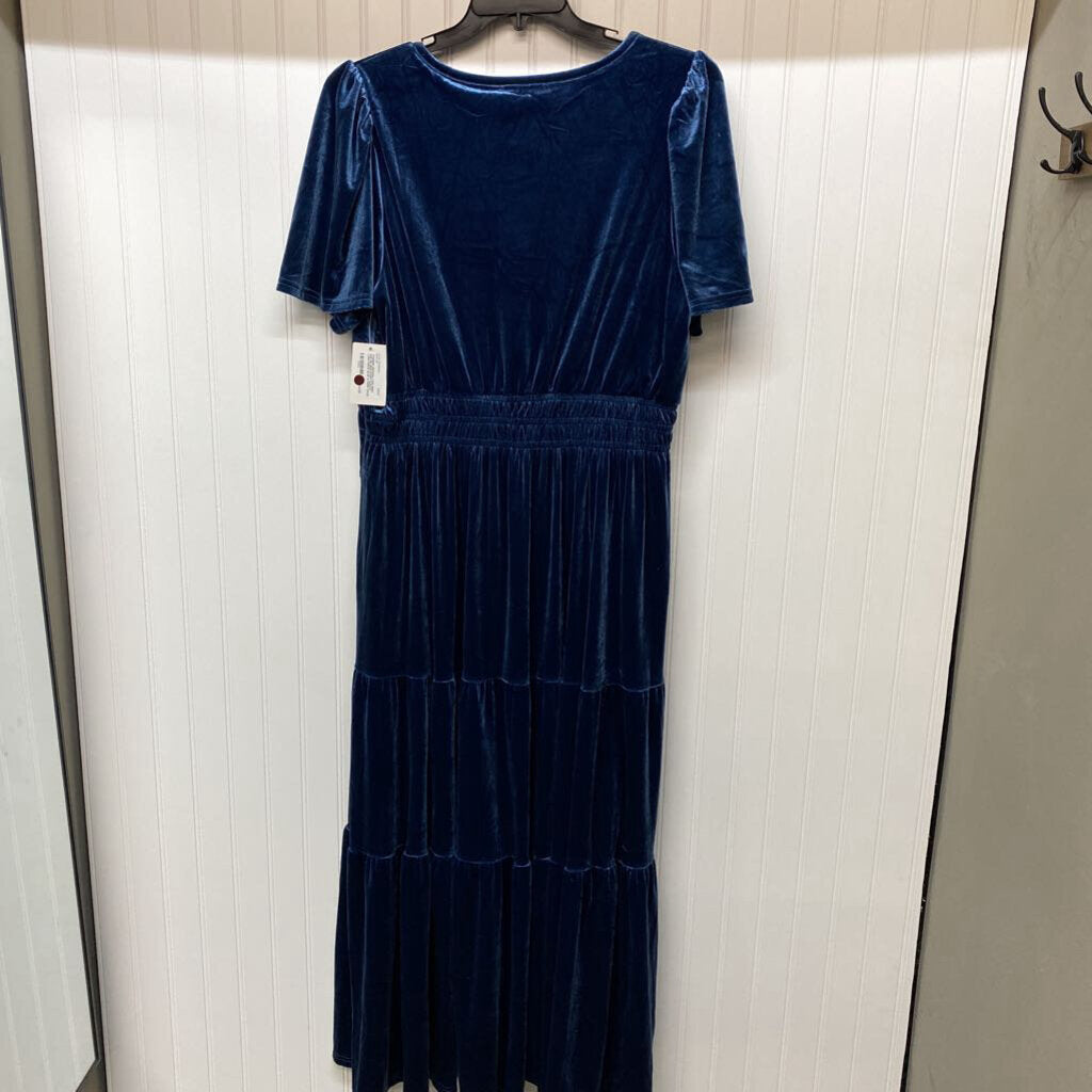 SHORT SLEEVE LONG DRESS
