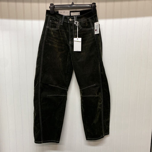 BARREL LEG VELOUR JEANS
