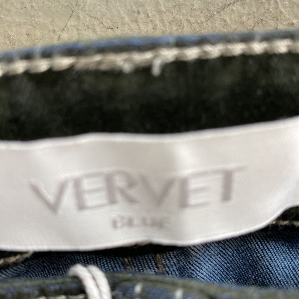 BARREL LEG VELOUR JEANS