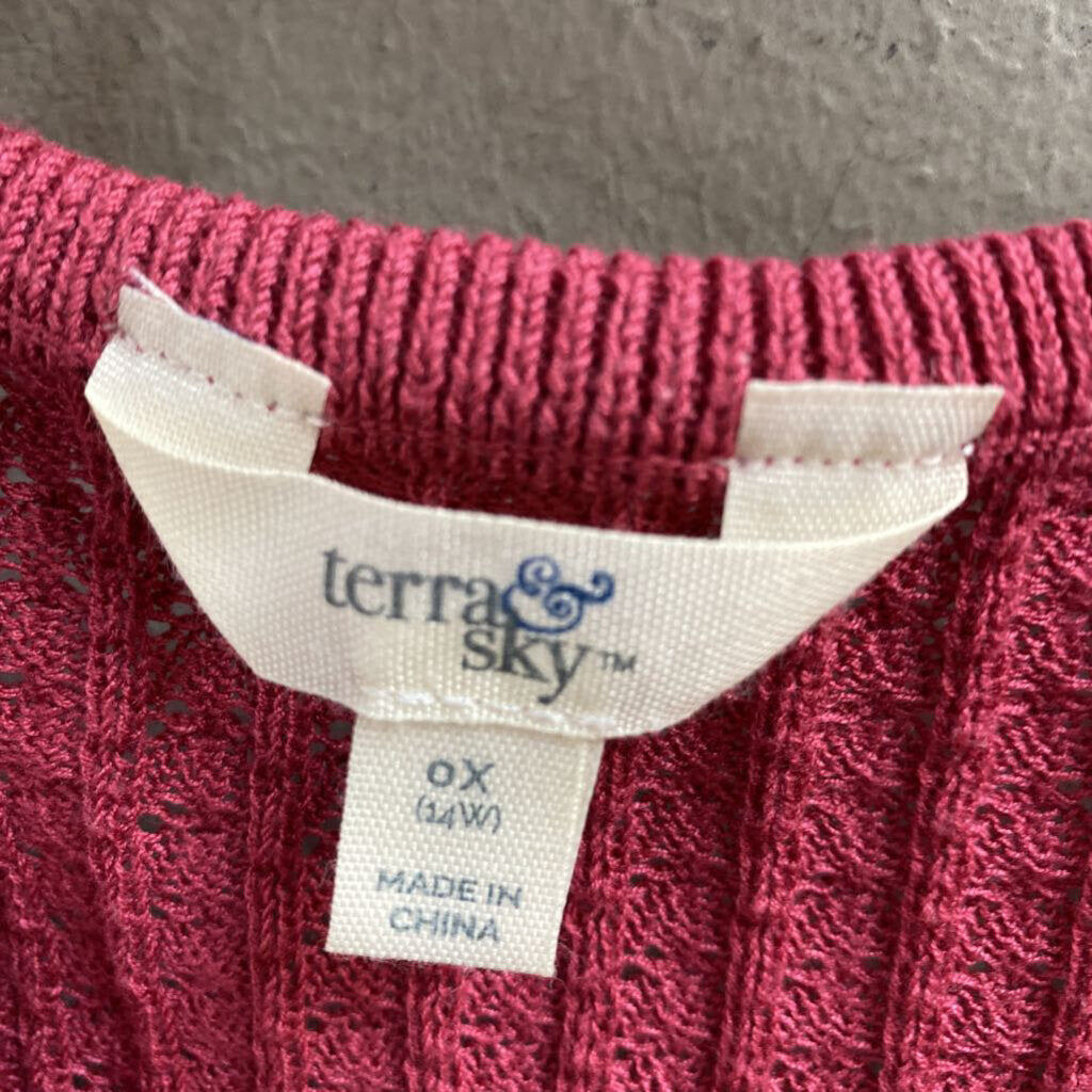 TEXTURED 3/4 SLEEVED