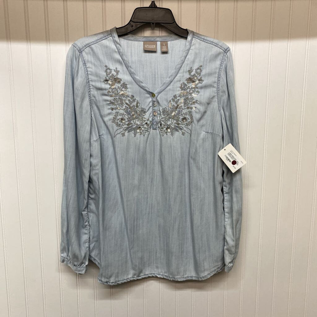 DENIM LONG SLEEVED