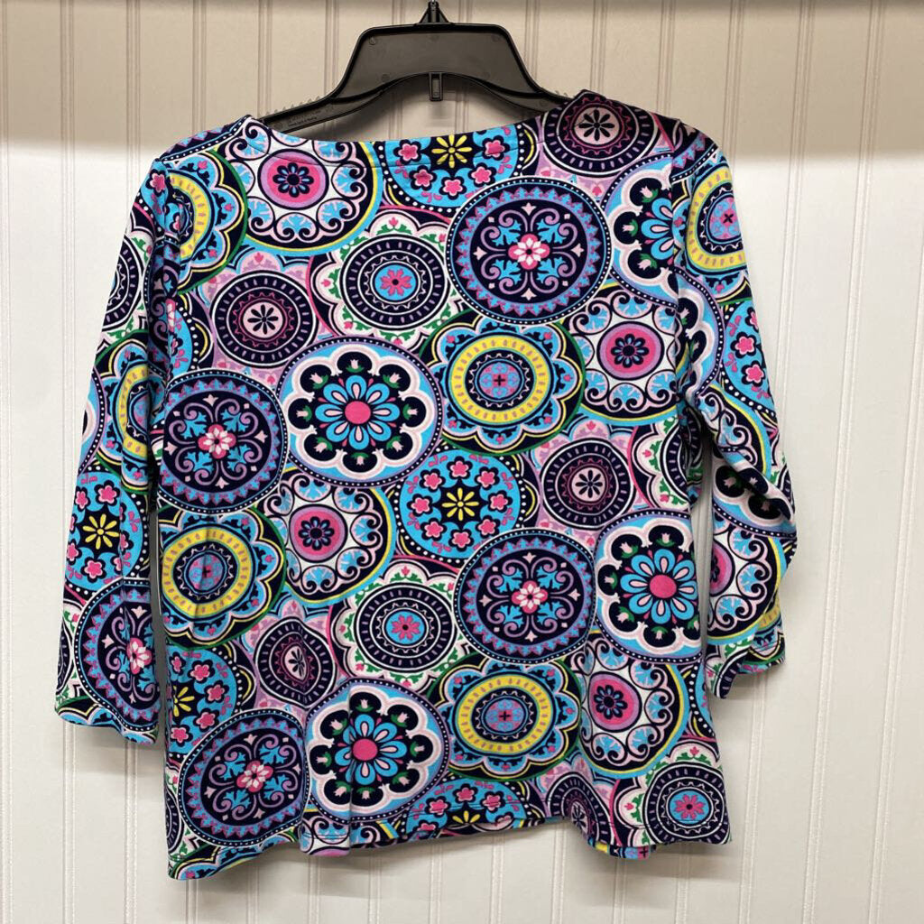 MULTI COLORED 3/4 SLEEVED