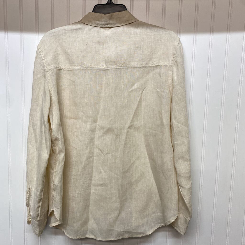LONG SLEEVED LINEN TOP
