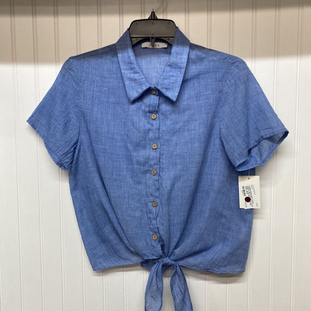 TIE AT WAIST SHORT SLEEVED
