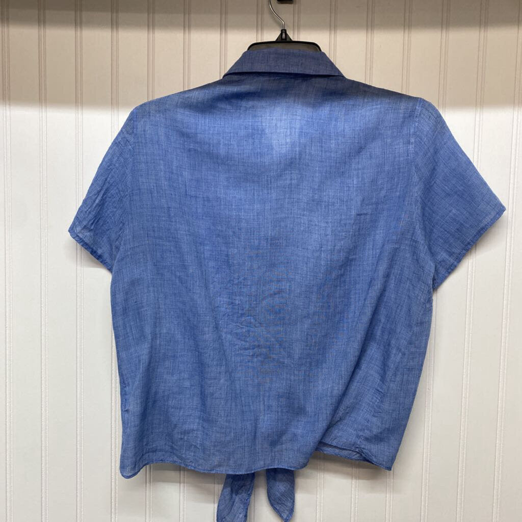 TIE AT WAIST SHORT SLEEVED
