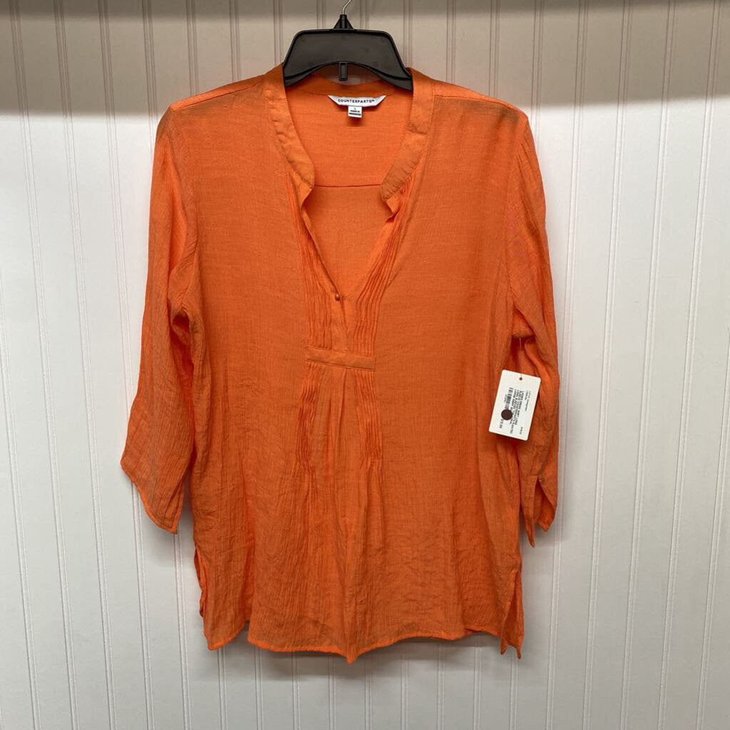 PLEATED LONG SLEEVED TOP